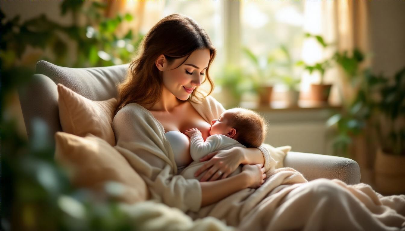 A szoptatás erősíti az anya-gyerek kötődést és bizalmat.
