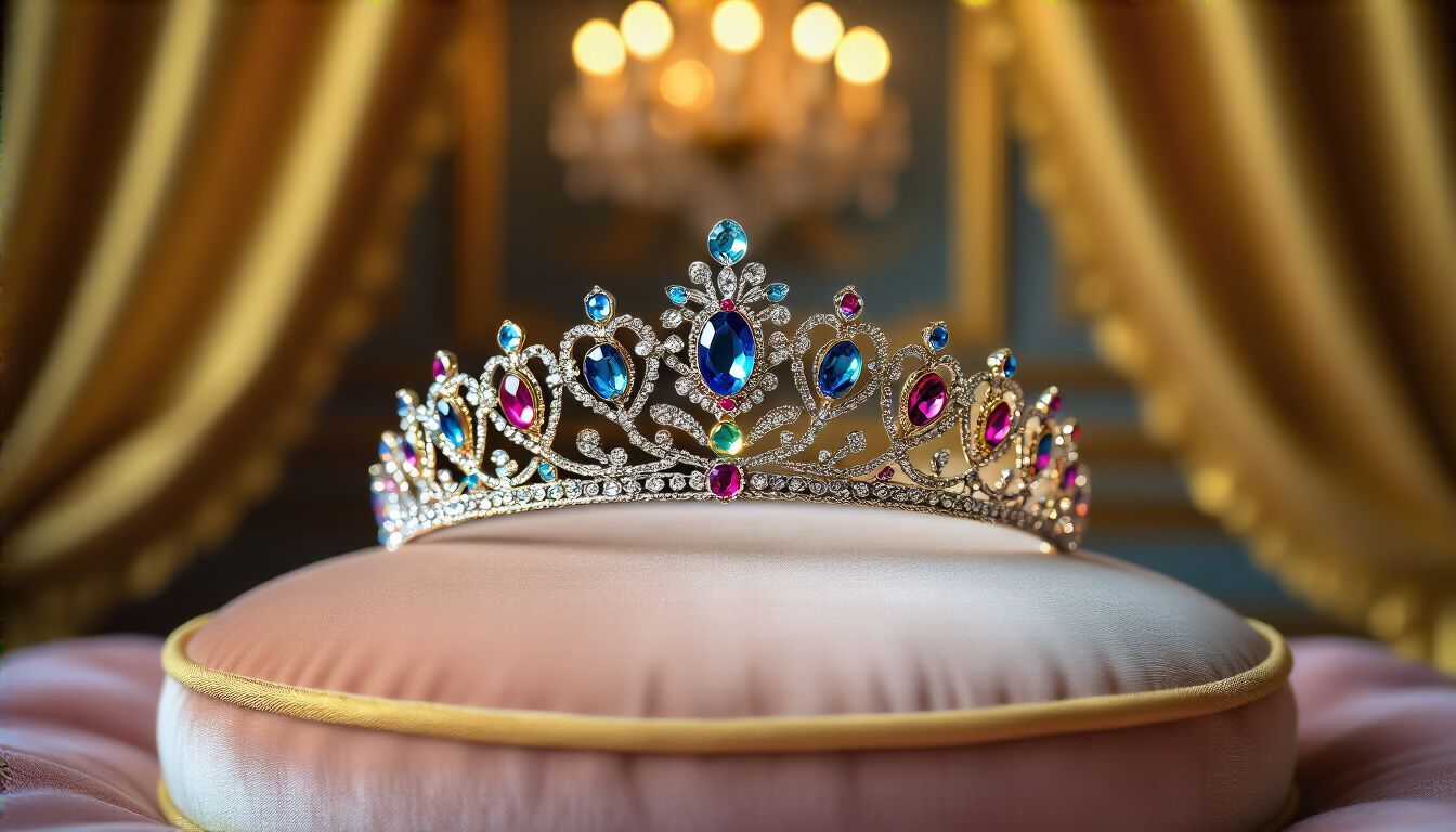 A tiara viselése a királyi ceremóniákhoz kötődik.