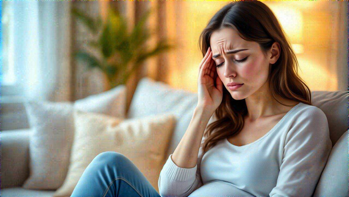 A hormonális változások fejfájást és szédülést okozhatnak.