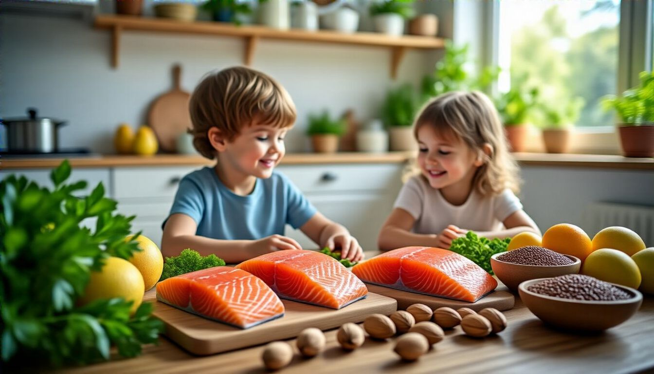 Az omega-3 segíti a gyerekek agyi fejlődését.