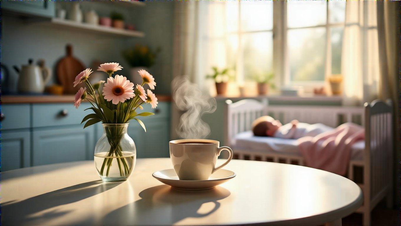 A koffein átjut a tejbe, befolyásolva a baba alvását.