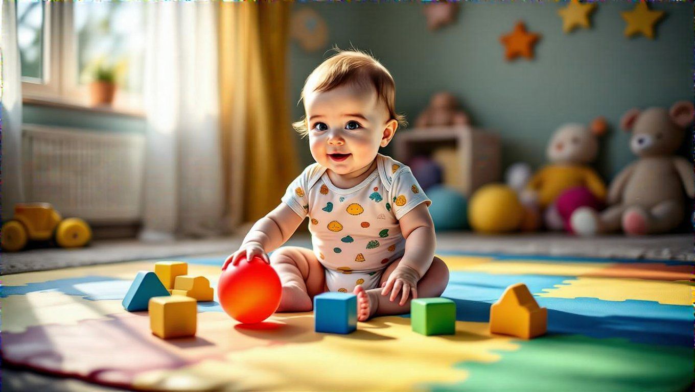 A baba 9 hónaposan kezdi felismerni a tárgyállandóságot.