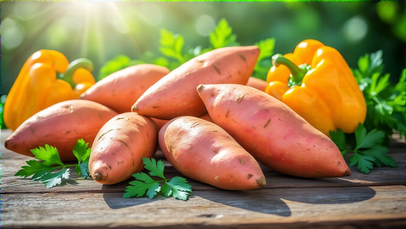 Az édesburgonya gazdag antioxidánsokban és rostokban.