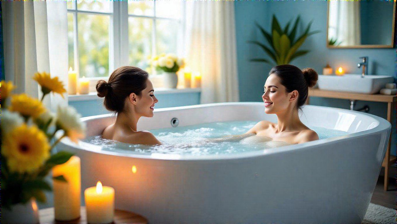 A fürdőzés segít a stressz csökkentésében és relaxációban.