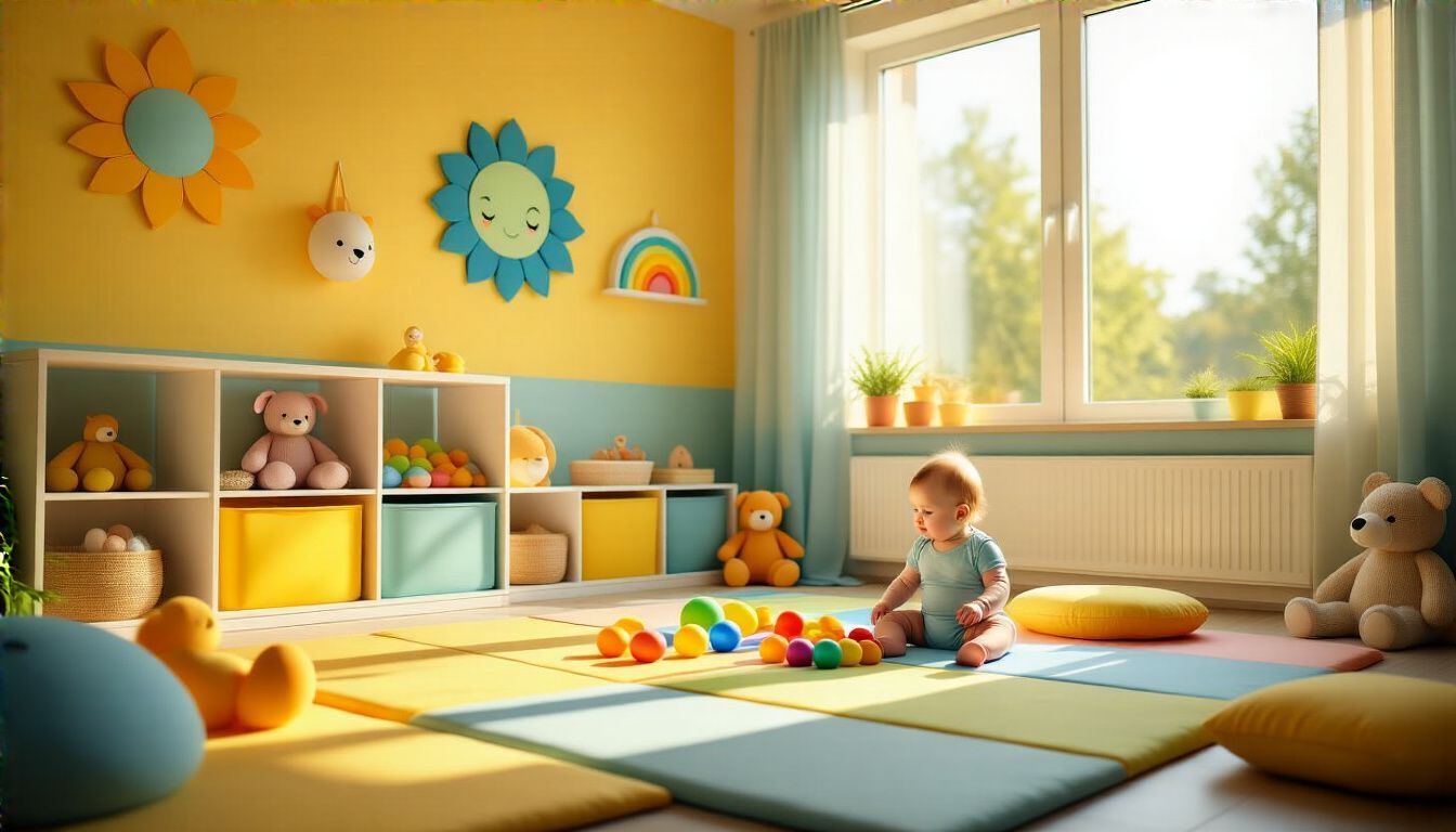 A környezet gazdagítása erősíti a baba érzelmi fejlődését.
