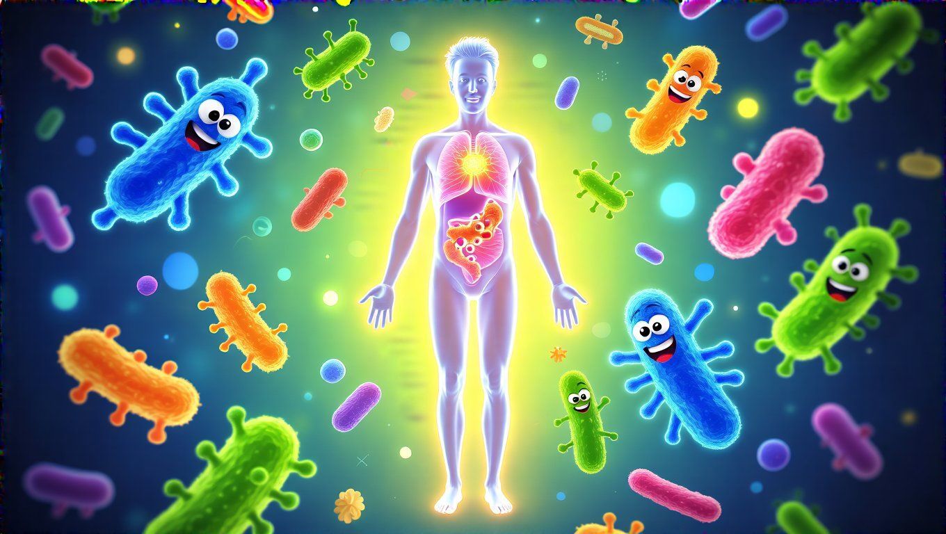 A mikrobiom egyensúlya kulcsfontosságú az immunvédelemben.