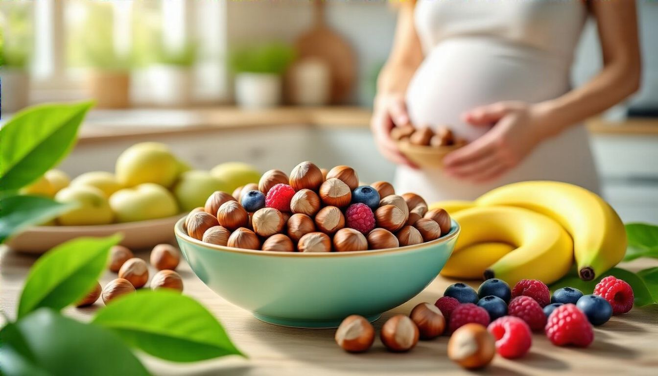A mogyoró gazdag vitaminokban és ásványi anyagokban terhesség alatt.