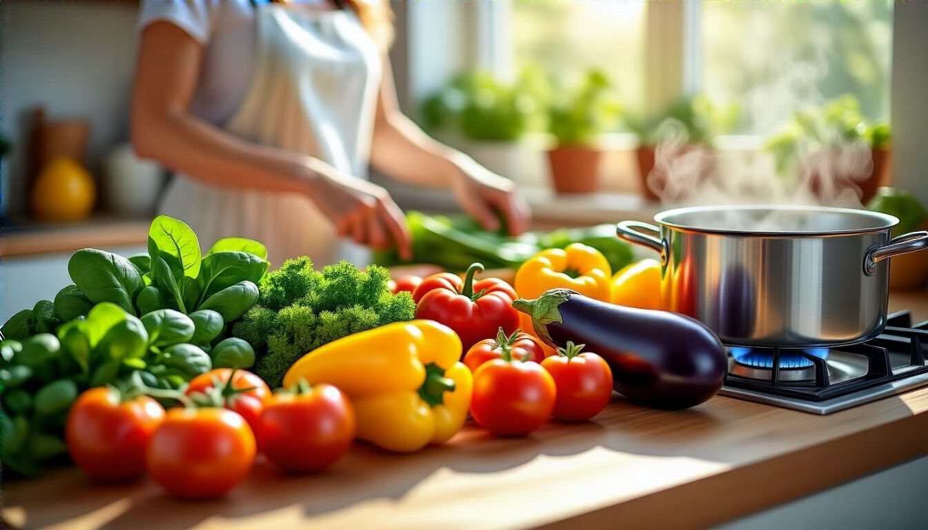 A főzött zöldségek vitamin-tartalma csökkenhet, de emészthetőbbek.