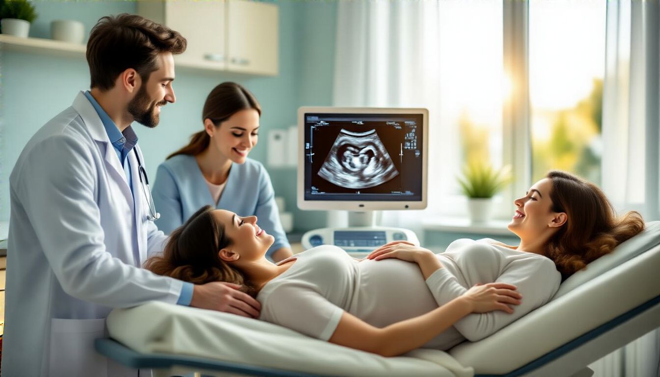 A 12. héten alapvető genetikai kockázatok értékelése történik.